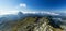 Bright mountain landscape in the Alps