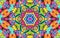 Bright multi-colored untidy pattern