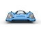 Bright navy blue vintage race super car