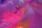 Bright, neon pink and purple abstract painting for backgrounds.