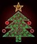 Bright Network Mesh Christmas Tree with Lightspots