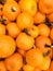 Bright orange pumpkins