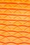 Bright Orange Rubber Textured Shoe Tread Surface