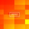 Bright orange tiles abstract background