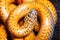 Bright orange underside of neck and belly of ringneck snake