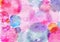 Bright Pastel Colored Bg with Watercolor Paint Splashes. Vector Grunge Paint Background