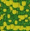 Bright pineapple pattern