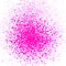 Bright pink graphic spot or strain blot blotch decoration