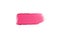 Bright pink lipstick or lip gloss with shimmer color swatch smooth smear. Cosmetics smudge sample for make up product design.