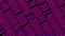 Bright pink and purple lines moving from right to left isolated on black background. Animation. Visualization of