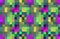 Bright pixelated mosaic pattern background