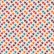 Bright print with geometric shapes. Contemporary abstract background with repeated figures. Colorful seamless pattern