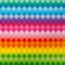 Bright rainbow square pattern