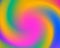 Bright rainbow swirl abstract background. Vector twist wallpaper design. Shiny blur backdrop