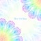 Bright rainbow vector peacock feathers background