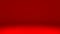 Bright red backdrop, studio style lighting