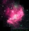 Bright Red Lobster Nebula Enhanced Universe Image Elements From NASA / ESO | Galaxy Background Wallpaper