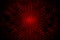 Bright red neon glow flux effect lines. Dynamic motion. Shiny particles