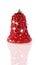 Bright Red Ornated Christmas Bell