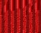 Bright - Red texture of vertical stripes on a gradient background.