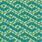 Bright rhythmic textured endless pattern, green continuous creat