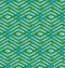 Bright rhythmic textured endless pattern, green continuous creative textile, geometric motif background with zigzag lines.