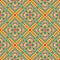 Bright seamless pixel pattern in Mexican style