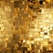 Bright shiny golden sequins with glitter background