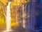 Bright shiraito waterfall scenery