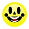 Bright Smile Emoji with white background.