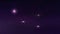 Bright  Starry night flares on blue lilac  dark sky universe Astronomy Celestial