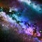 Bright stars, galaxies, images of the cosmos, clusters of stars, planets, Milky way