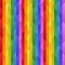 Bright Striped Rainbow Seamless Pattern of Simple Gradient Asymmetric Geometric Shapes