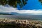 Bright summer afternoon at Sechelt Beach, Sunshine Coast, BC, Canada