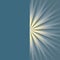 Bright sun rays background. Sunshine banner with sunburst sunbeams as enlightenment concept. Sunny jpeg illustration