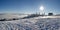 Bright sunny day at the top of Skrzyczne mountain.