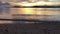 Bright sunrise over sea and islands ,Lombok, Indonesia, south Gili islands,Tropical sea at sunset or sunrise over sea