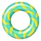 Bright swim donut. Cartoon inflatable swim ring