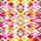 Bright symmetric background from triangles.