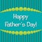 Bright Tennis Ball Father`s Day card