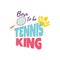 Bright tennis design. Logo icon design.Print badge