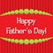 Bright Tennis Father`s Day card