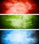 Bright textural backgrounds set