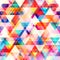 Bright triangles seamless pattern