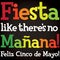 Bright typographic Fiesta card