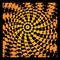 Bright vector optical illusion