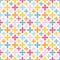 Bright vector seamless pattern. Endless texture