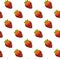 bright vector seamless pattern, strawberry berry pattern, chocolate covered strawberries