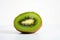 A bright and vibrant stock photo of fresh kiwis on a pristine white background