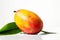 A bright and vibrant stock photo of fresh, Mango on a pristine white background